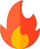 llamarada de fuego