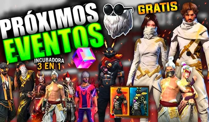 free fire eventos